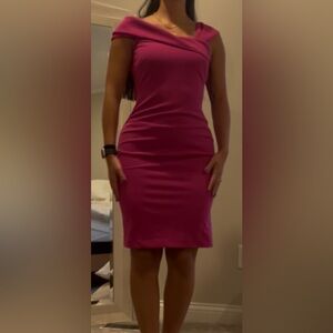 Vince Camuto Magenta Dress